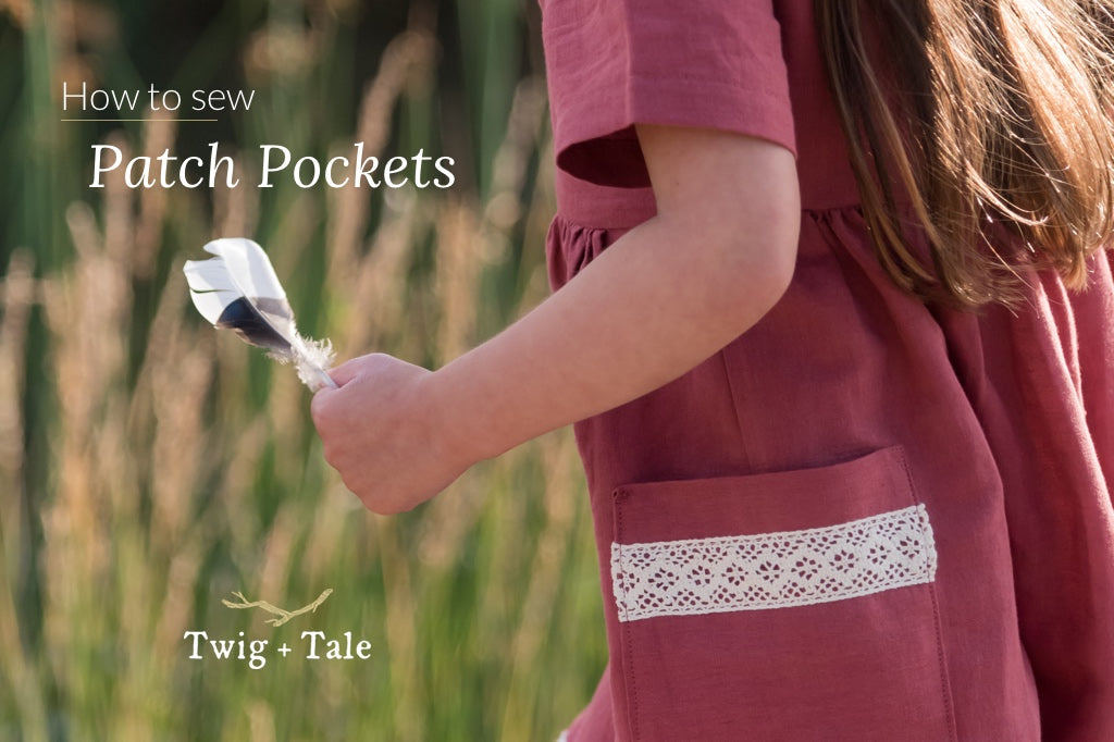 How to Sew a Patch Pocket – Twig + Tale