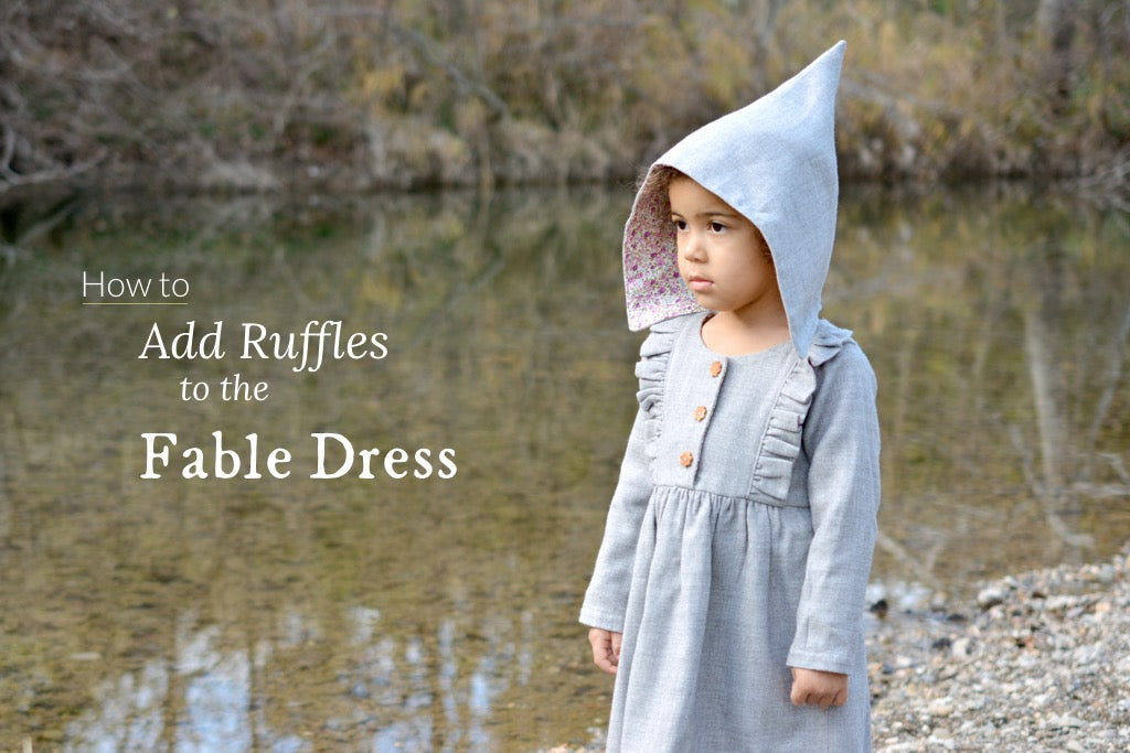 How to Add Ruffles to the Fable Dress  Twig + Tale