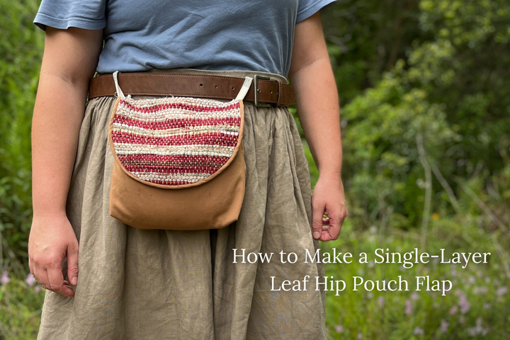 How to Make a Single-Layer Leaf Hip Pouch Flap