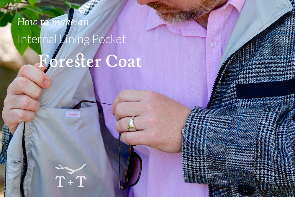 How to Add an Internal Lining Pocket to the Forester Coat – Twig +