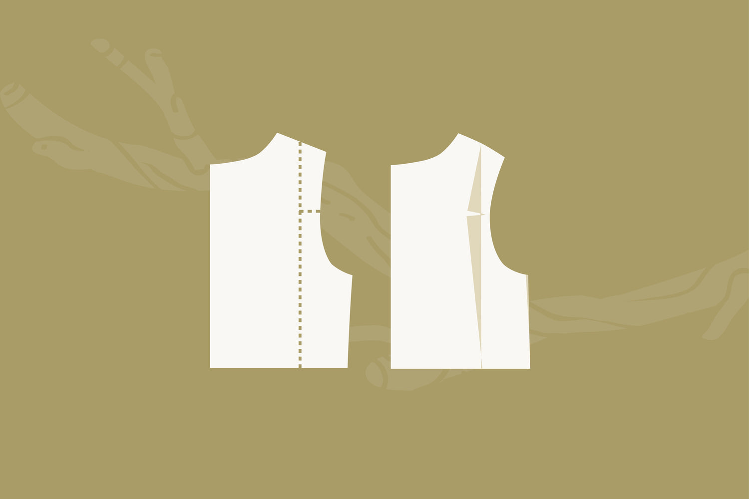 Narrow Back Adjustment for a Set-In Sleeve - Breeze, Fable, Scenic, Vista, Ridgeway, Pixie Coat, Plains, Flourish, Bloom