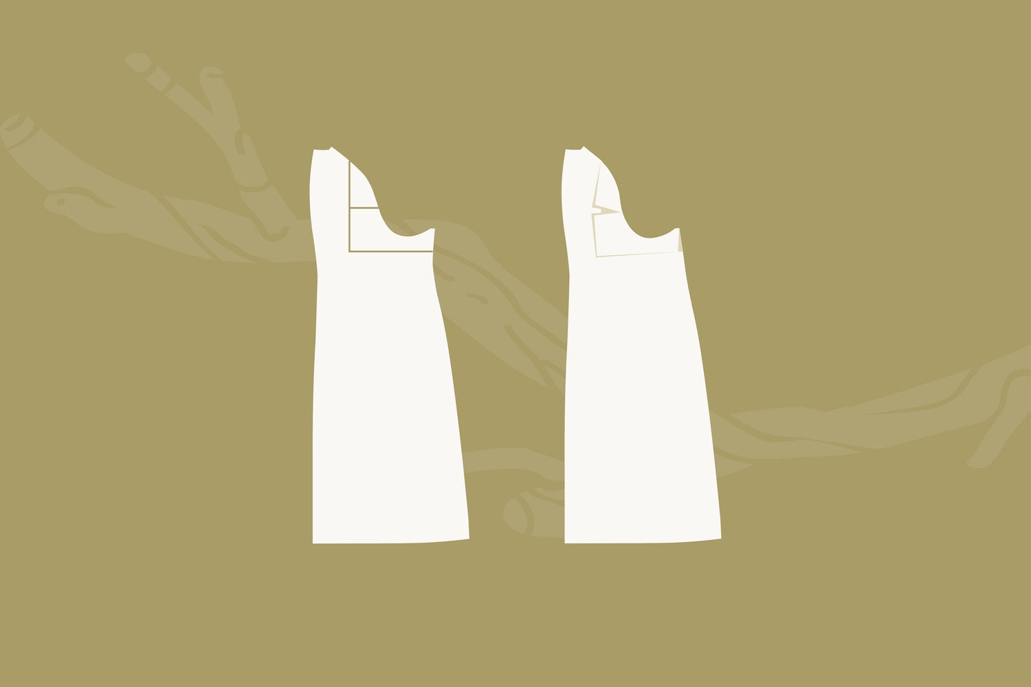 Narrow Back Adjustment for a Raglan Sleeve - Grove