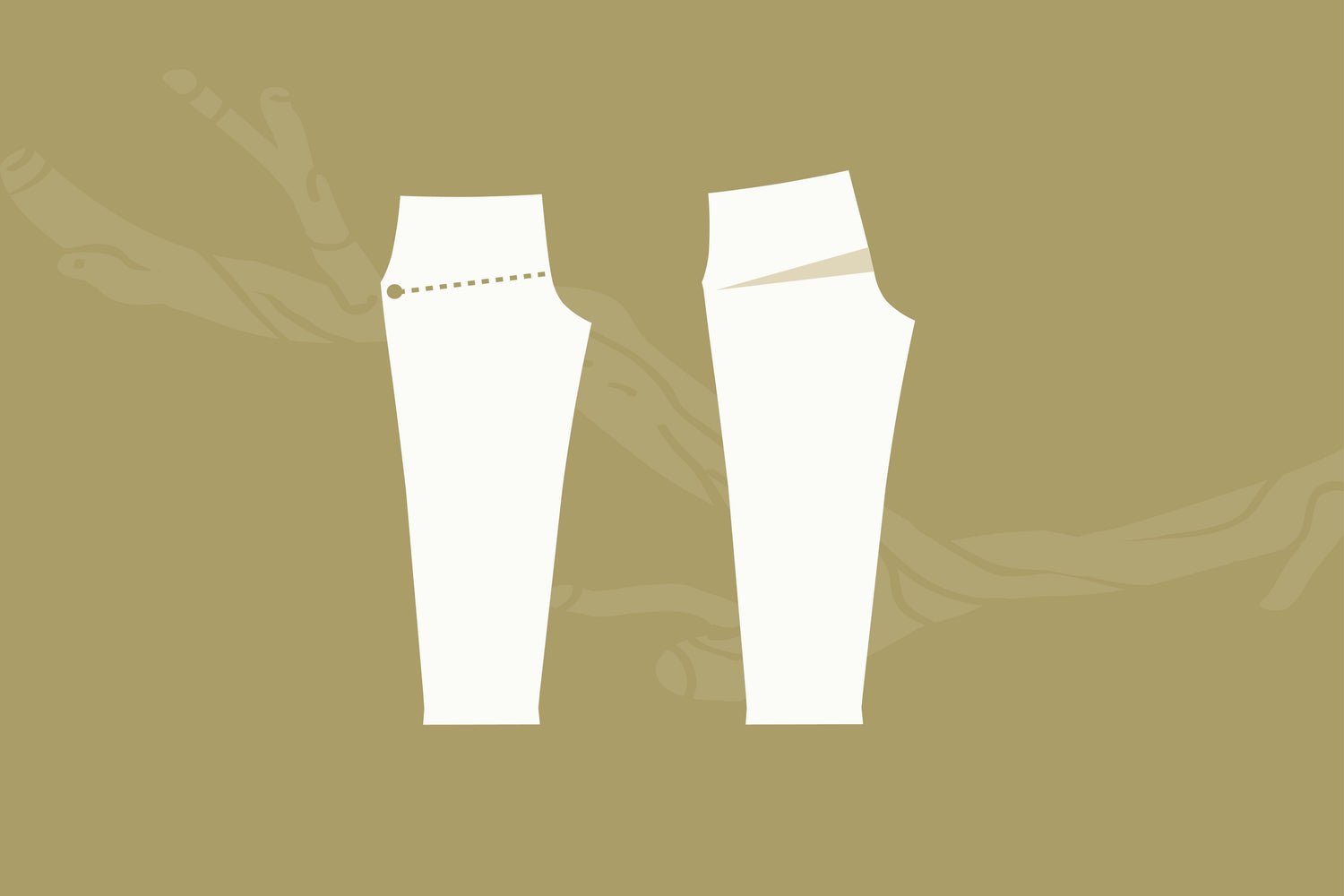 Fuller Abdomen Adjustment for Trousers - Shore, Coastal, Cove, Hedgerow