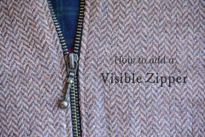 How to Add a Visible Zipper to Outerwear - Grove, Pixie