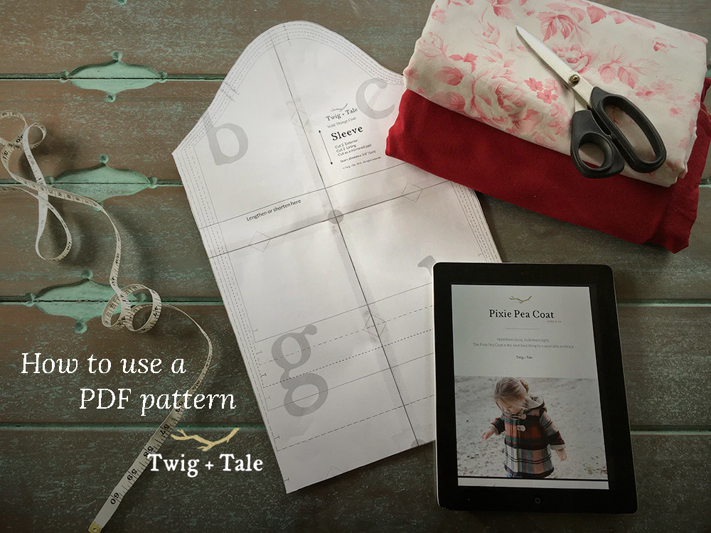 How to use a PDF pattern: a quick way to enjoy slow sewing – Twig