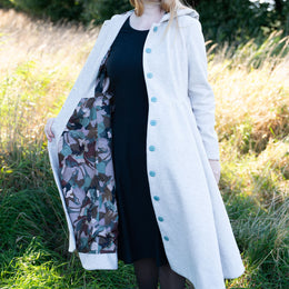Flourish Dress Coat Full Skirt Lining Add-On digital sewing pattern from Twig and Tale