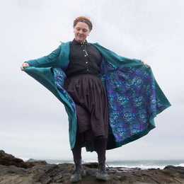 Flourish Dress Coat Full Skirt Lining Add-On digital sewing pattern from Twig and Tale