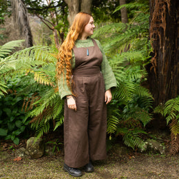Hedgerow Dungarees digital sewing pattern and video class from Twig and Tale