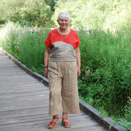 Hedgerow Dungarees digital sewing pattern and video class from Twig and Tale