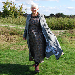 Flourish Dress Coat Full Skirt Lining Add-On digital sewing pattern from Twig and Tale