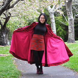 Flourish Dress Coat Full Skirt Lining Add-On digital sewing pattern from Twig and Tale