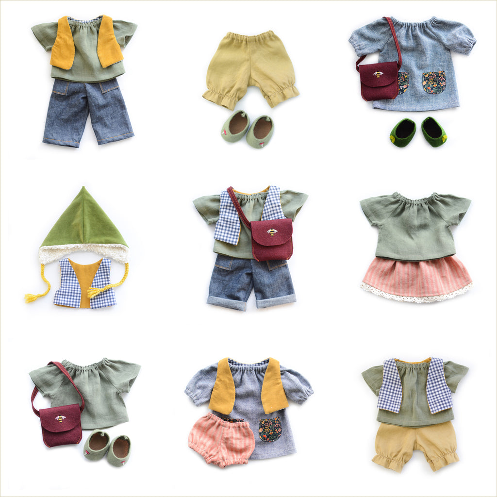 Doll Clothes BUNDLE - 10 Garments ~ Digital Pattern – Twig + Tale