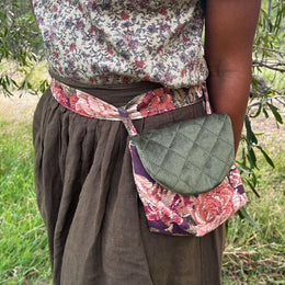 Leaf Hip Pouch digital sewing pattern from Twig and Tale