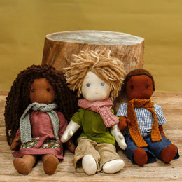 Scarf Collection Knitting Patterns - Doll