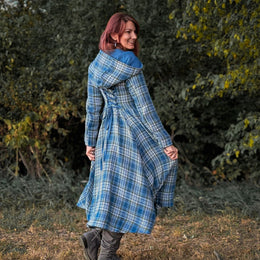 Flourish Dress Coat women's curved fit digital sewing pattern from Twig and Tale