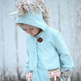 Unicorn Animal Coat - Twig + Tale - Digital PDF sewing pattern - 15
