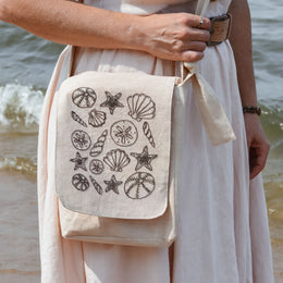 Seashell embroidery collection - digital embroidery pattern from Twig + Tale