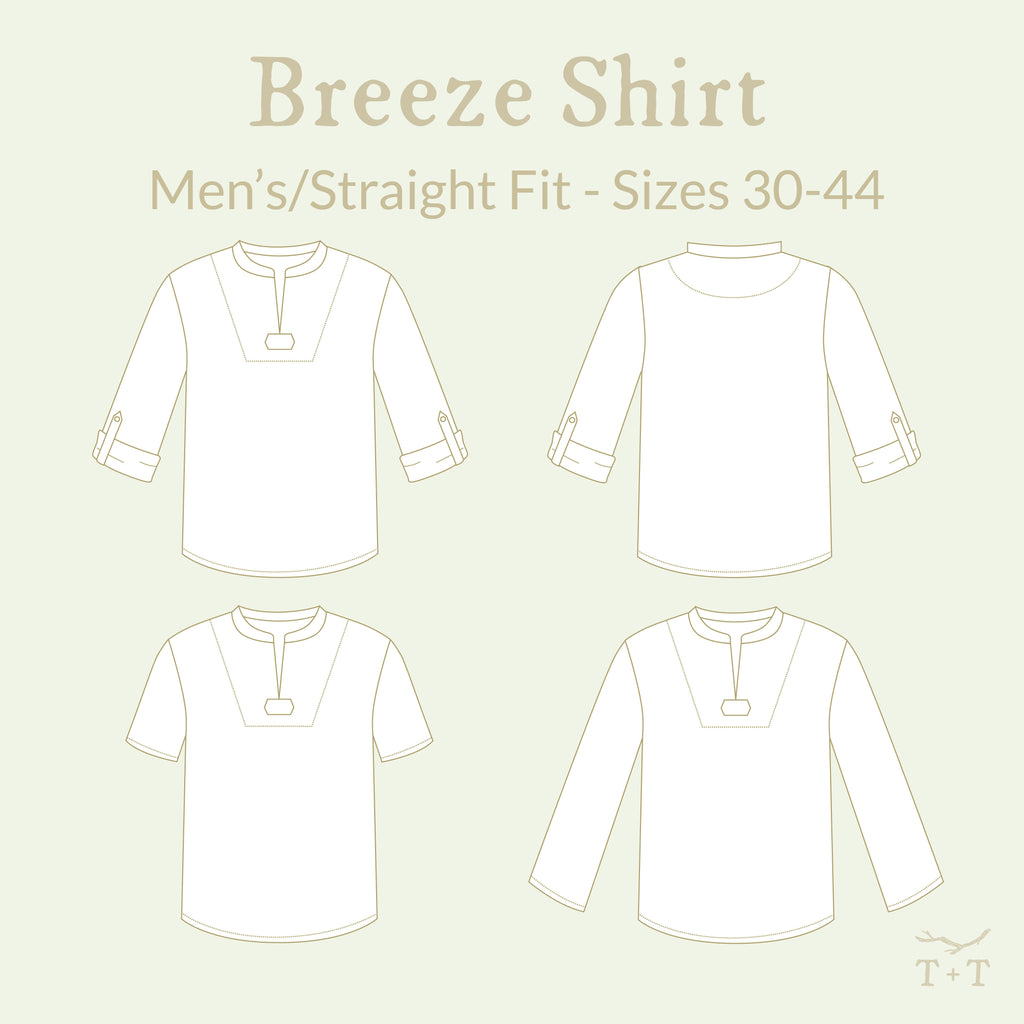 Breeze Shirt Sewing Pattern - Men's/Straight Fit – Twig + Tale breeze-shirt-sewing-pattern-men-s-straight-fit-twig-tale