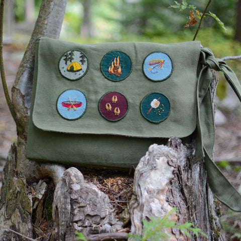 Adventure Patches Embroidery Pattern - Camp