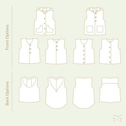 Pathfinder Vest Sewing Pattern - Men's/Straight Fit