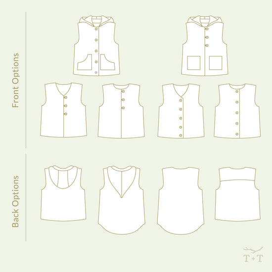 Pathfinder Vest Sewing Pattern - Men's/Straight Fit