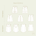 Pathfinder Vest Sewing Pattern - Women's/Curved Fit