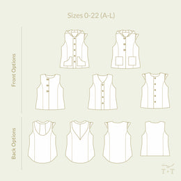 Pathfinder Vest Sewing Pattern - Women's/Curved Fit