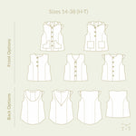 Pathfinder Vest Sewing Pattern - Women's/Curved Fit