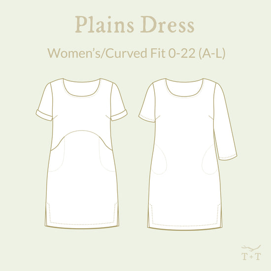 Plains Dress Sewing Pattern - Women's/Curved Fit