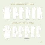 Sprig Sleeve Add-on Sewing Pattern - Women's/Curved Fit ~ for Plains + Fable Dresses