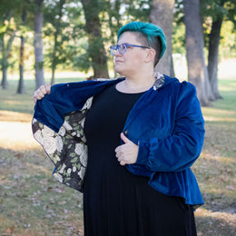 Bloom Jacket Women's Curved Fit digital sewing pattern from Twig and Tale