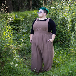 Hedgerow Dungarees digital sewing pattern and video class from Twig and Tale