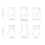 Women's Crossroads Vest Sewing Pattern by Twig + Tale
