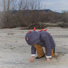 Dino Animal Coat - Twig + Tale - Digital PDF sewing pattern - 2