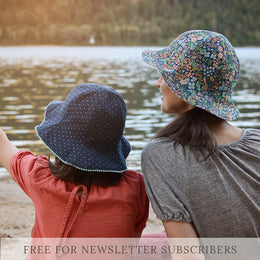 Sunny Hat Sewing Pattern - Baby, Child + Adult