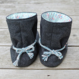 Tie Back Boots - Adult sizes - PDF digital sewing pattern by Twig + Tale 15
