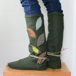 Tie Back Boots - Adult sizes - PDF digital sewing pattern by Twig + Tale 2