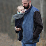 Nestledown Baby wearing  Coat digital Sewing Pattern by Twig + Tale