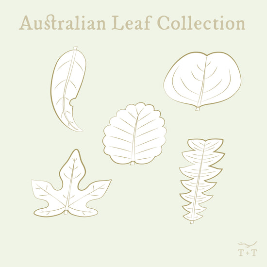 Australian Leaf - Mini ~  5 leaf shapes in mini sizes