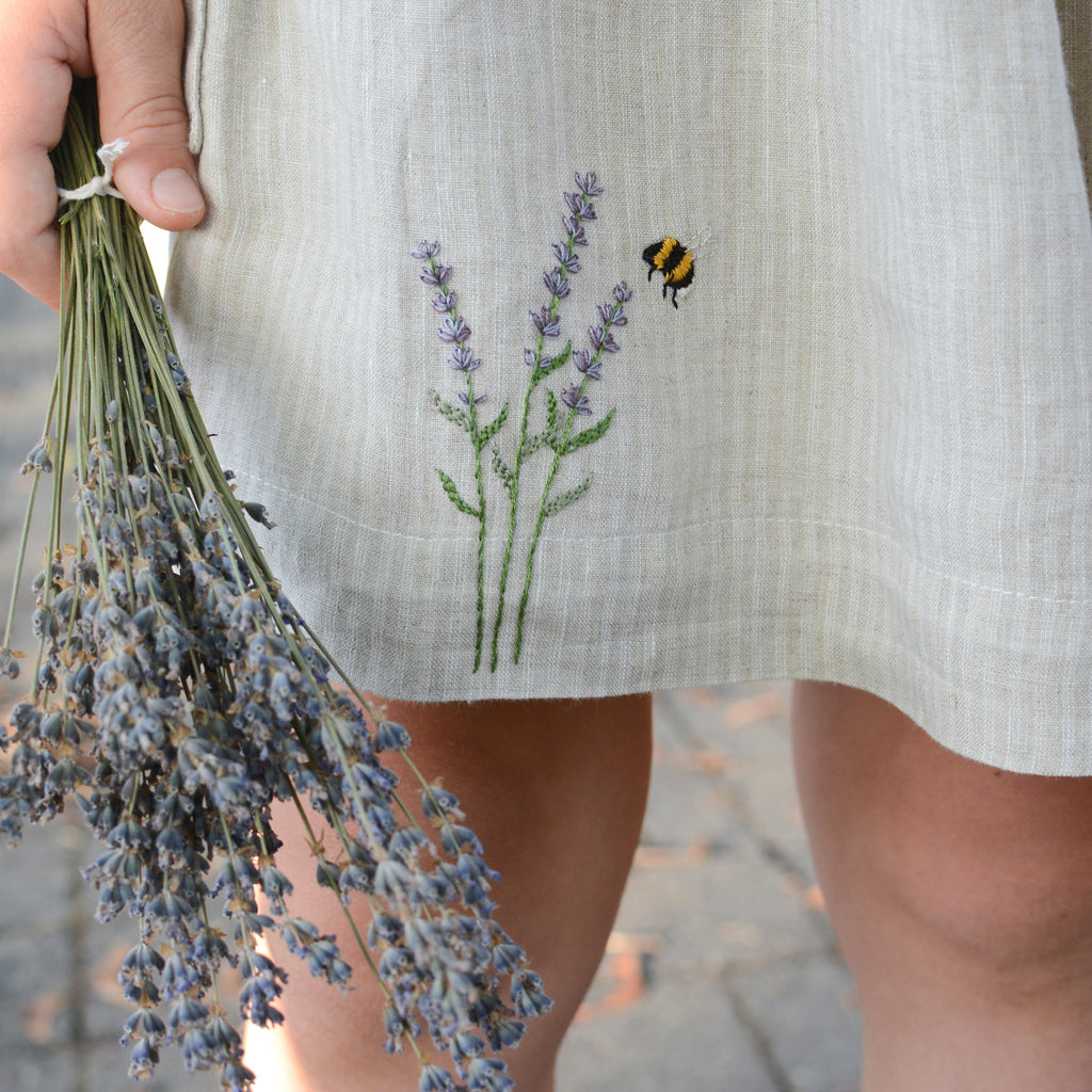 lavender flower embroidery patterns Bumble Bee + Lavender Embroidery Pattern – Twig + Tale