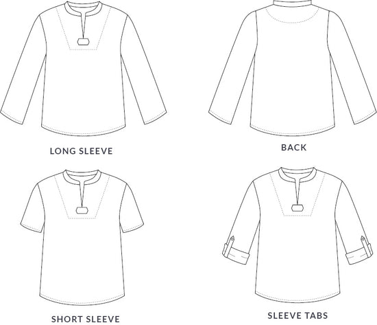 Breeze Shirt PDF Digital Sewing Pattern by Twig and Tale 20