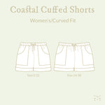 Coastal Cuffed Shorts Women/Curved Fit PDF sewing pattern from Twig + Tale