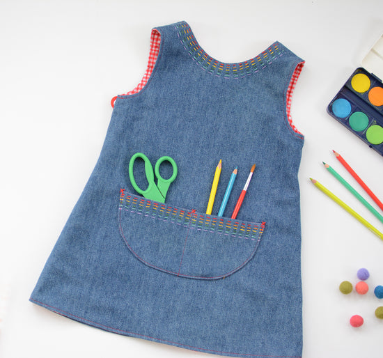 Art Smock PDF digital Sewing pattern by Twig and Tale