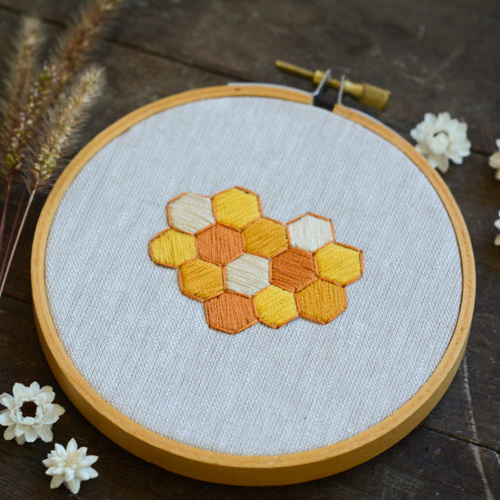 BUNDLE Bee Embroideries ~ Digital Pattern + Video