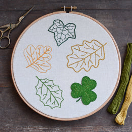 Leaf Embroidery Pattern - European Collection