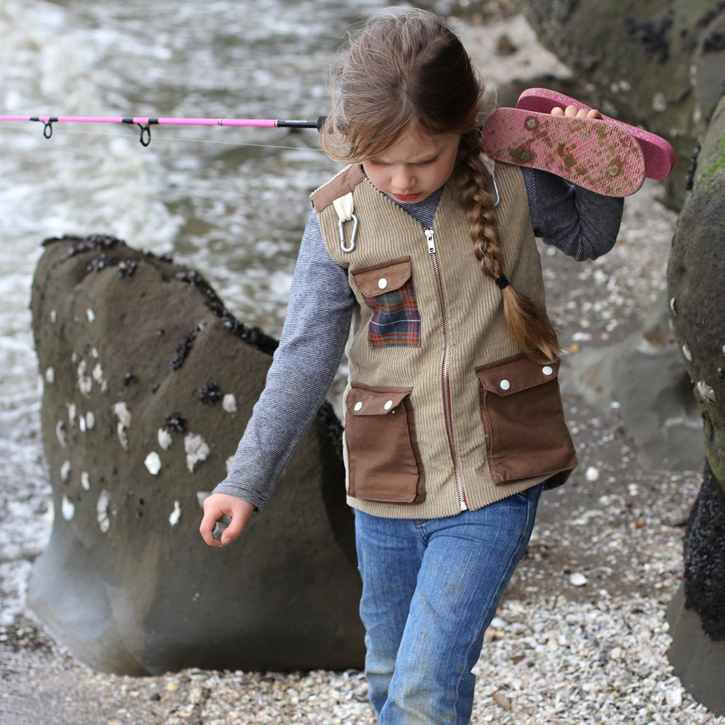 Fishing Vest ~ Add-on for Child Trailblazer Vest – Twig + Tale