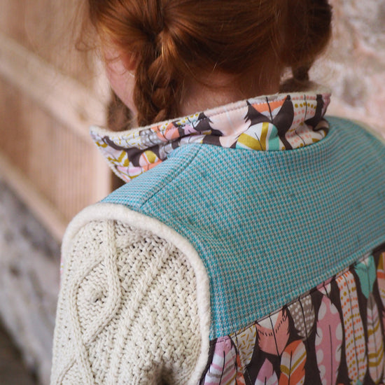 children's trailblazer vest pdf digital sewing pattern by Twig and Tale 4