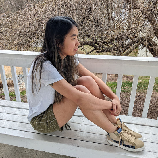 Coastal Cuffed Shorts Women/Curved Fit PDF sewing pattern from Twig + Tale