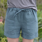 Coastal Cuffed Shorts Women/Curved Fit PDF sewing pattern from Twig + Tale