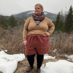 Coastal Cuffed Shorts Women/Curved Fit PDF sewing pattern from Twig + Tale